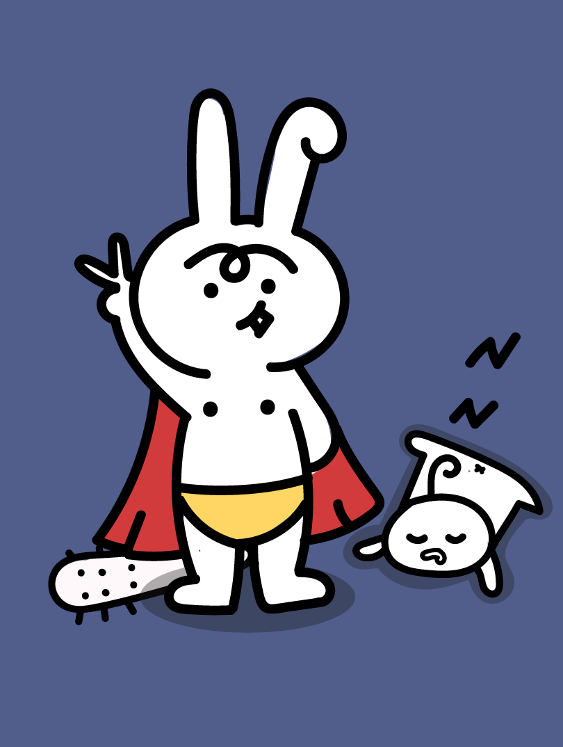 穿黄内裤的板牙兔