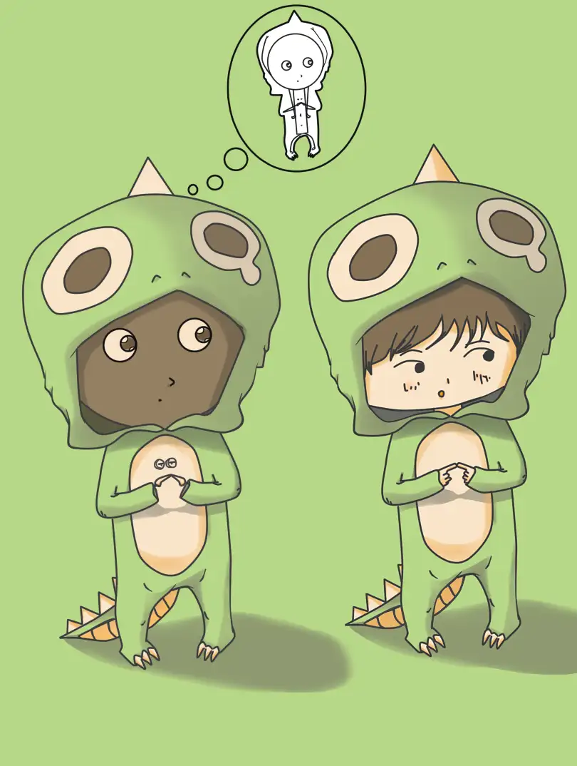 黑圆哥与白条弟的逗比世界